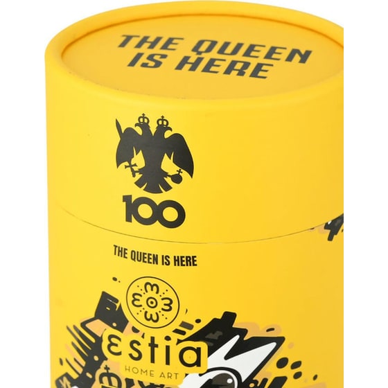 Κούπα Θερμός Καφέ Estia Home Art Save the Aegean AEK BC Edition The Queen is Here 350ml image 3