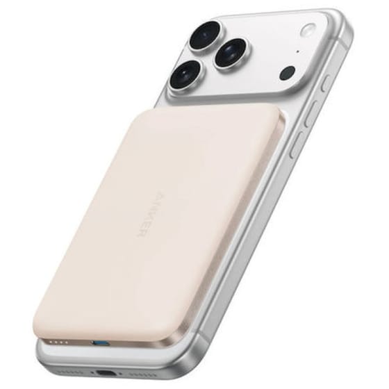 Powerbank Anker Nano MagGo Slim 5.000 mAh 15W - Sand Brown image 0