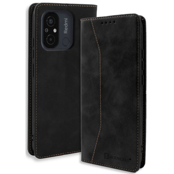 Θήκη Πορτοφόλι Xiaomi Redmi 12C - Bodycell - Μαύρο image 0