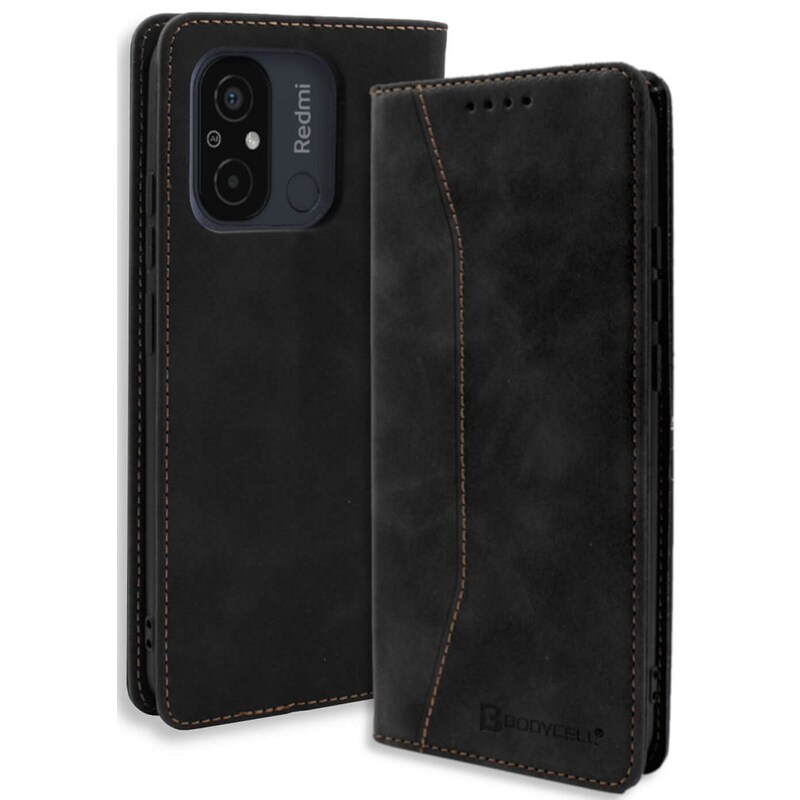 Θήκη Πορτοφόλι Xiaomi Redmi 12C - Bodycell - Μαύρο