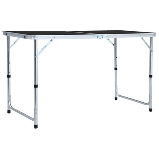 Vidaxl Τραπέζι Κάμπινγκ Πτυσσόμενο Γκρι 120 X 60 Εκ. Αλουμινίου image 1