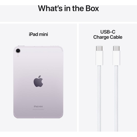 Apple iPad Mini 8.3" 2024 (7th Gen) 128GB 5G - Purple image 9