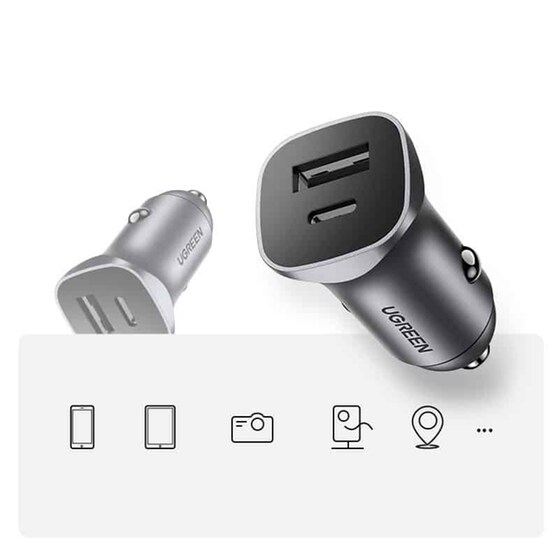 Αντάπτορας Φόρτισης UGREEN 18W PD+USB QC3.0 image 5