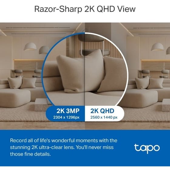 Ασύρματη IP Camera TP-Link Tapo C220 Επιτραπέζια με Wi-Fi και Ai Home Security image 1