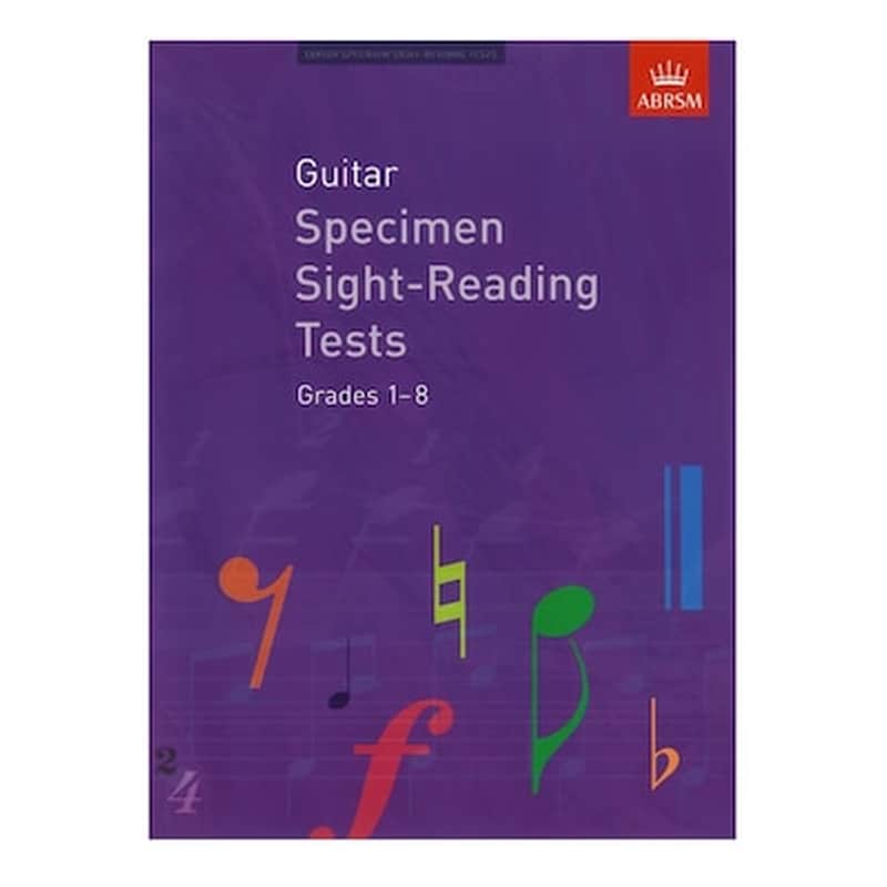 Guitar Specimen Sight-Reading Tests, Grades 1-8