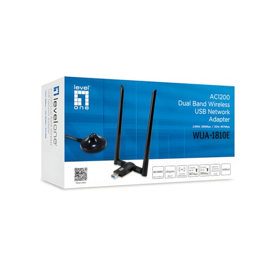 Levelone WUA-1810E AC1200 v1 USB Αντάπτορας Δικτύου Ασύρματη Σύνδεση 867Mbps image 3