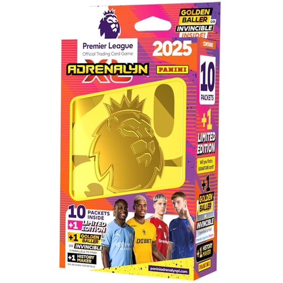 Panini Κάρτες Premier League 2025 Adrenalyn Metal Classic Tin image 0