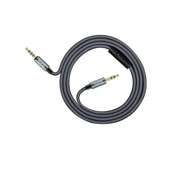 Καλώδιο Σύνδεσης Ήχου Hoco Upa04 3.5mm Male Σε 3.5mm Male Με Ενσωματωμένο Μικρόφωνο image 2