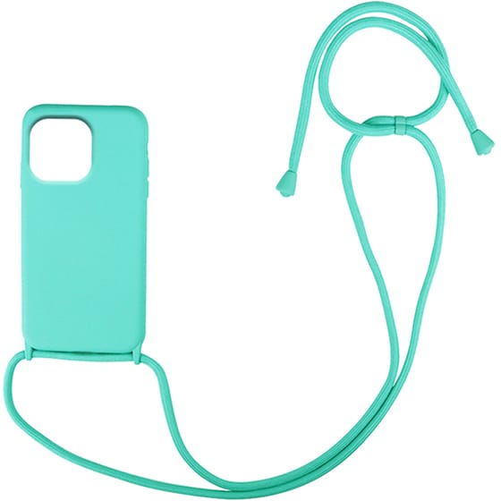 Θήκη Apple iPhone 13 Pro Max - My Colors CarryHang Θήκη Σιλικόνης με Κορδόνι - Γαλάζιο image 0