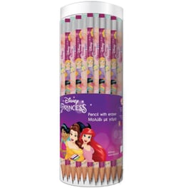 Μολύβι Διακάκης με Γόμα HB2 Princess (1 Τεμάχιο)