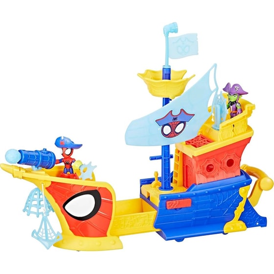 Hasbro Marvel Spidey And His Amazing Friends Waterwebs Καράβι Ahoy Bubble (G0666) image 2