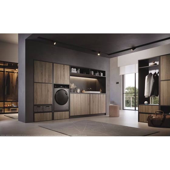 HAIER HWD80-B14959S8U1S 8kg/5kg 1.400 Στροφές Ανθρακί Πλυντήριο Στεγνωτήριο image 7