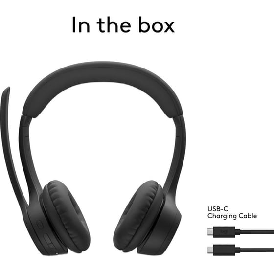 Ασύρματα Ακουστικά Κεφαλής Logitech Zone 300 - Μαύρο image 5