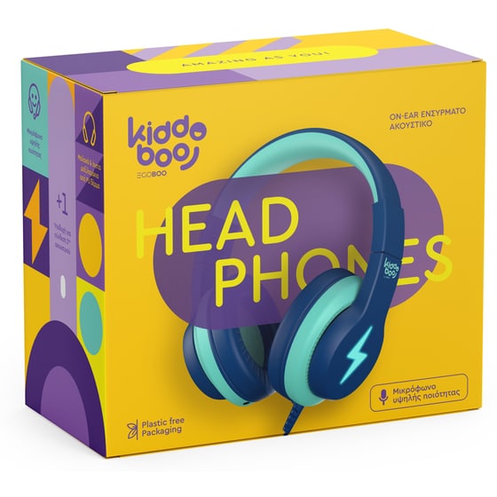 Kiddoboo P13 Ακουστικά Κεφαλής - Blue Sky image 1