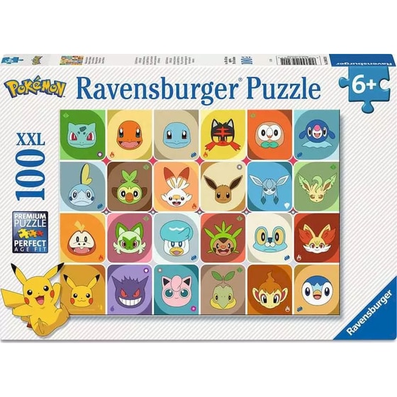 Παιδικό Παζλ Ravensburger Pokémon (100XXL Κομμάτια) image 0