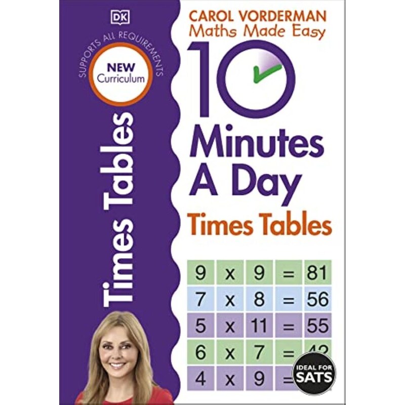 10 Minutes A Day Times Tables, Ages 9-11 (Key Stage 2)