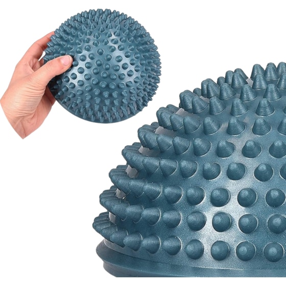 Δίσκος Ισορροπίας Navaris Hedgehog Balance Pods 16x8 cm - Μπλε/ Ροζ image 1