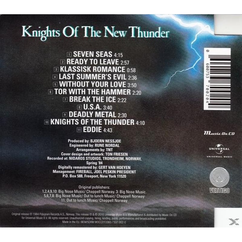 Knights Of The New Thunder