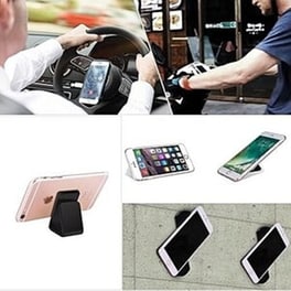 Βάση Στήριξης Επιτραπέζια Oem Nano Rubber Pad Sticker - Μαύρο