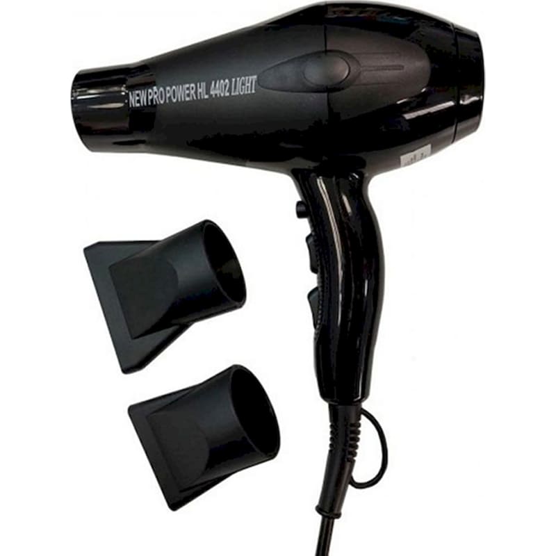 HAIRLUX Σεσουάρ Μαλλιών HAIRLUX HL 4402 Light 2400W Μαύρο