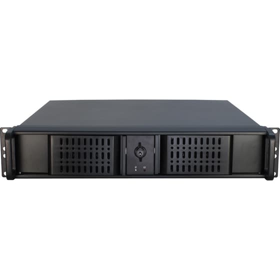 Κουτί Desktop Inter-tech 2u-2098-sk Rack Μαύρο image 1