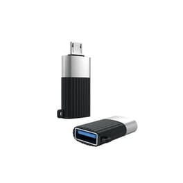 Αντάπτορας Xo Nb149-g micro USB male σε USB-A female Black