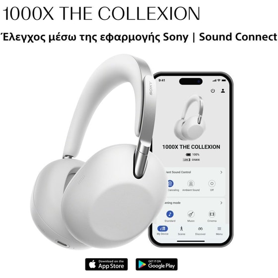 Ασύρματα Ακουστικά Κεφαλής Sony 1000X The Collexion - Platinum image 9