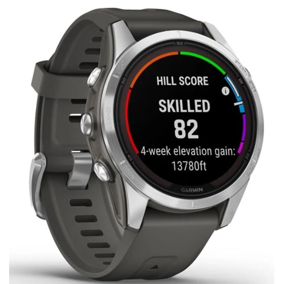 Smartwatch Garmin Fenix 7S Pro Solar 42mm - Silver with Graphite image 1