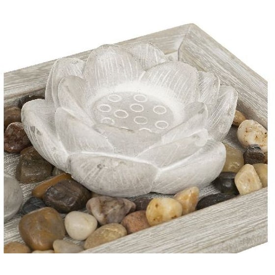Διακοσμητικό Χώρου Spitishop A-s Zen Garden Padmavati - Λευκό image 1