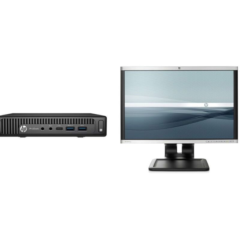 Bundle Refurbished Desktop HP Prodesk 600 DM (Intel Core i5-6500/8 GB/256GB SSD/HD Graphics 530/Win11Home) Monitor + Περιφερειακά | Grade A