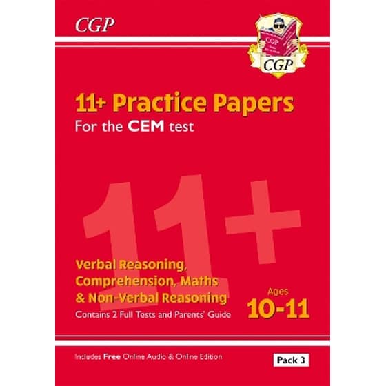 11+ CEM Practice Papers: Ages 10-11 - Pack 3 image 0