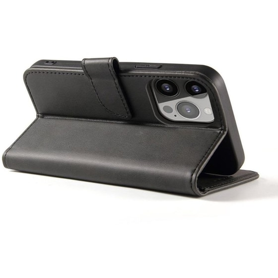 Θήκη Apple iPhone 14 Pro Max - Hurtel Magnet Elegant Case Cover Flap And Stand - Μαύρο image 1