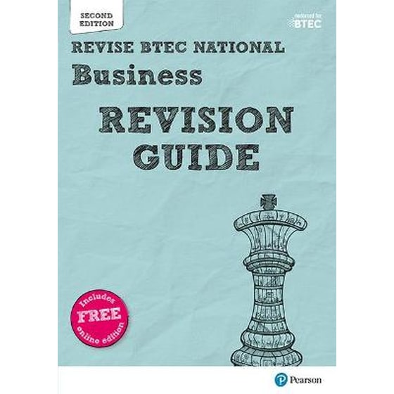 Pearson REVISE BTEC National Business Revision Guide inc online edition - 2023 and 2024 exams and assessments image 0