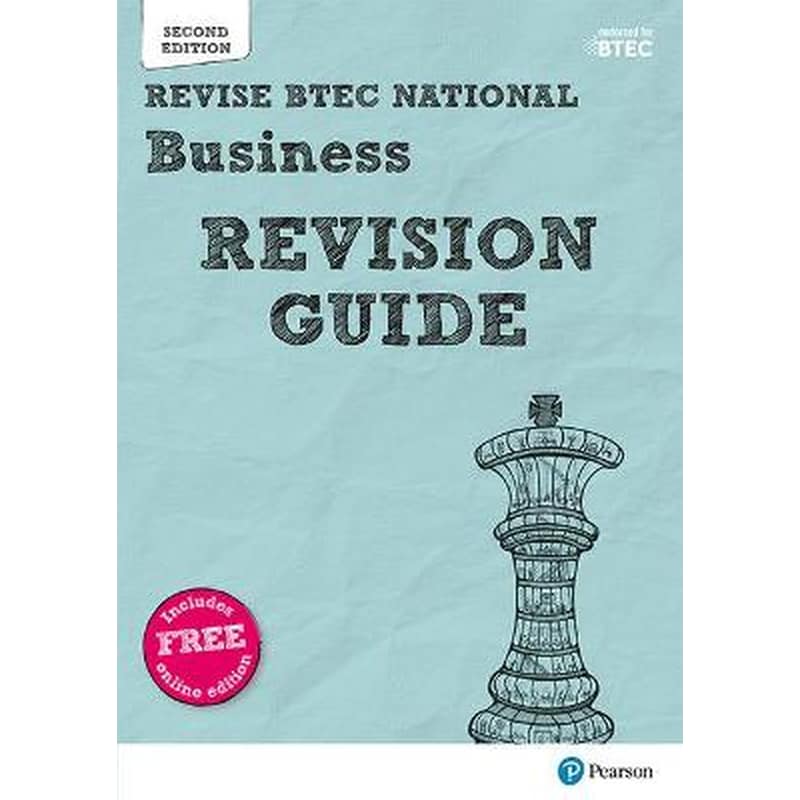 Pearson REVISE BTEC National Business Revision Guide inc online edition - 2023 and 2024 exams and assessments