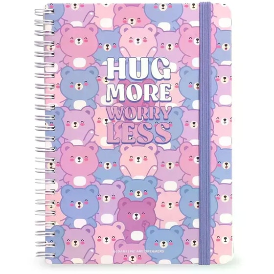 Σημειωματάριο Legami Ριγέ Σπιράλ Maxi Teddy Bear image 0