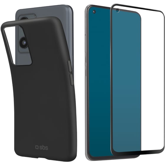 Θήκη & Προστασία οθόνης REALME GT2 - SBS - Μαύρο image 0