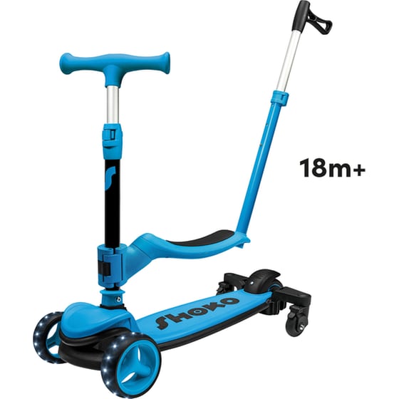 Παιδικό Πατίνι Shoko Prime 4 In 1 Plus για 12+ Μηνών - Μπλε image 4