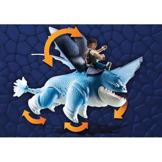 PLAYMOBIL® DreamWorks Dragons: The Nine Realms - Plowhorn και D'Angelo (71082) image 4