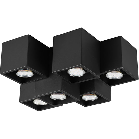 Σποτ Οροφής Trio Lighting Fernando 6xGU10 Μεταλλικό - Μαύρο image 0