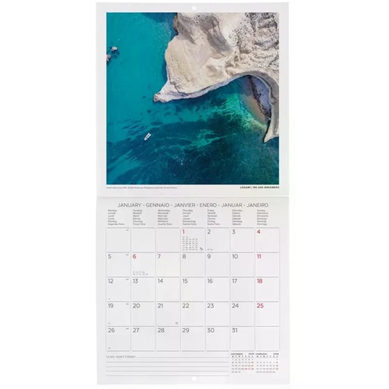Ημερολόγιο Τοίχου Legami 2026 Vitamin Sea 18x18cm image 2