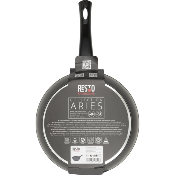 Αντικολλητικό Τηγάνι RESTO Aries 93013 από Αλουμίνιο 26 cm image 1