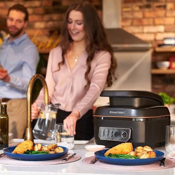 RUSSELL HOBBS 26520-56 SATISFRY AIR με Καπάκι 1750 W 5.5 L Μαύρο Φριτέζα Αέρος image 3