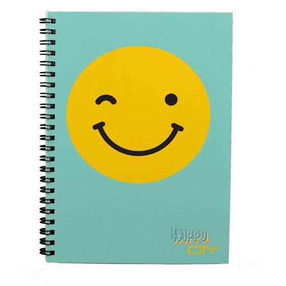 Τετράδιο Σπιράλ City Happies A4 3 Θεμάτων (1 Τεμάχιο) image 2