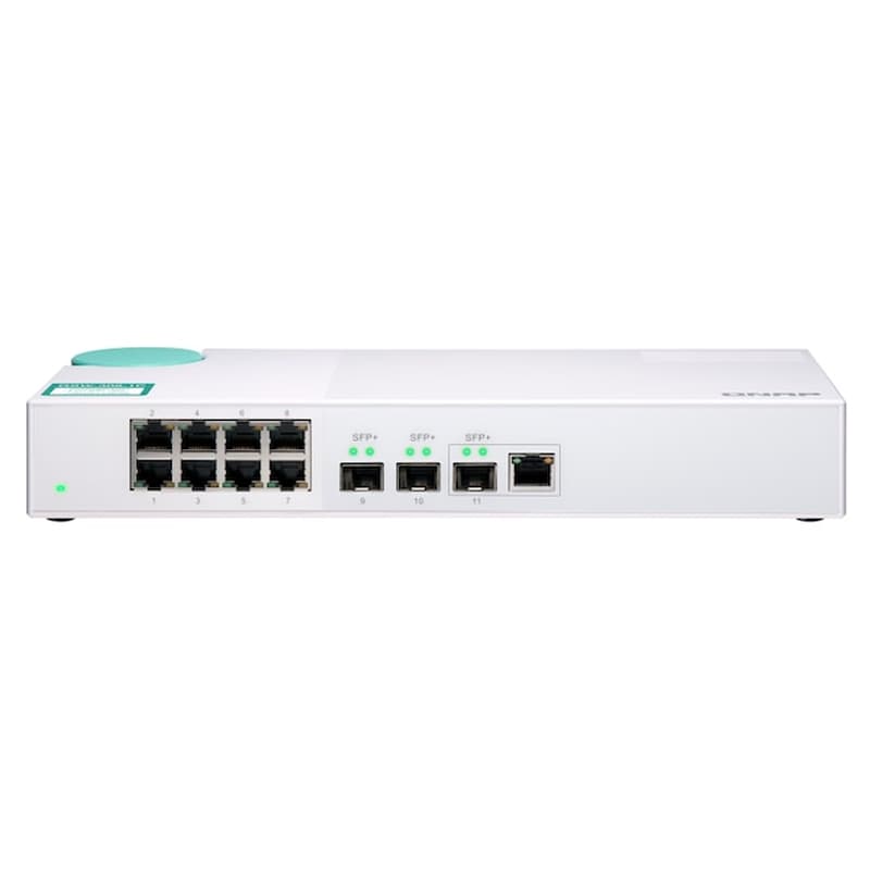 QNAP QSW-308-1C Network Switch Unmanaged Gigabit Ethernet (1000 Mbps)