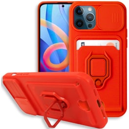 Θήκη Apple iPhone 12/12 Pro - Bodycell Multifunction - Κόκκινο