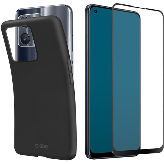 Θήκη & Προστασία οθόνης Realme 9 - Sbs bundle - Black image 0