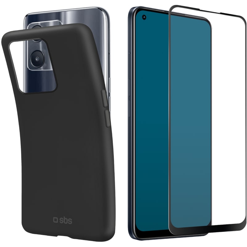 Θήκη Προστασία οθόνης Realme 9 - Sbs bundle - Black