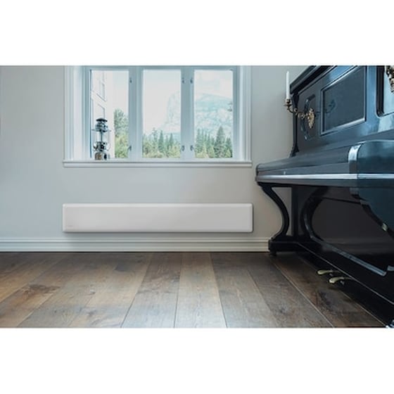 NOBO NTL2N Slimline Θερμοπομπός Τοίχου 750W Λευκό image 3