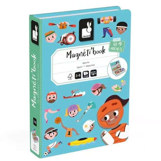 Janod Μαγνητικό Βιβλίο Αθλήματα image 0