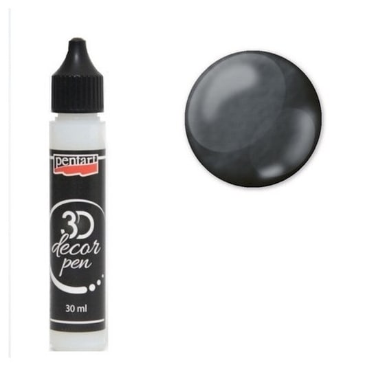 3d Decor Pen Pentart 30 Ml, Black image 0